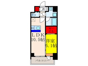 スプランディッド江坂Ⅲの物件間取画像